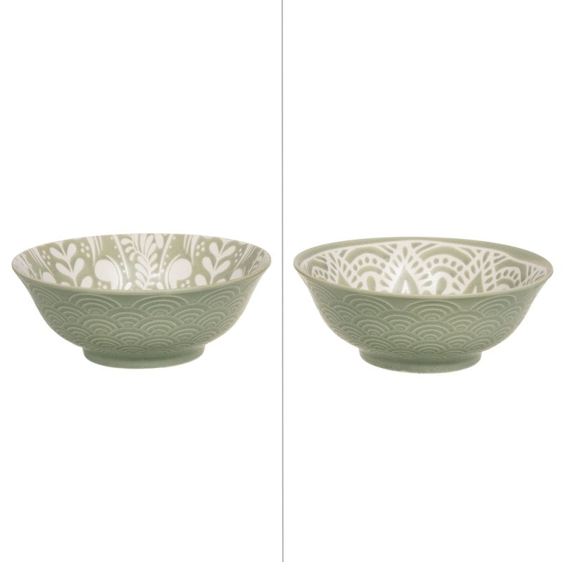 Saladier SAFI vert Ø20xH8cm