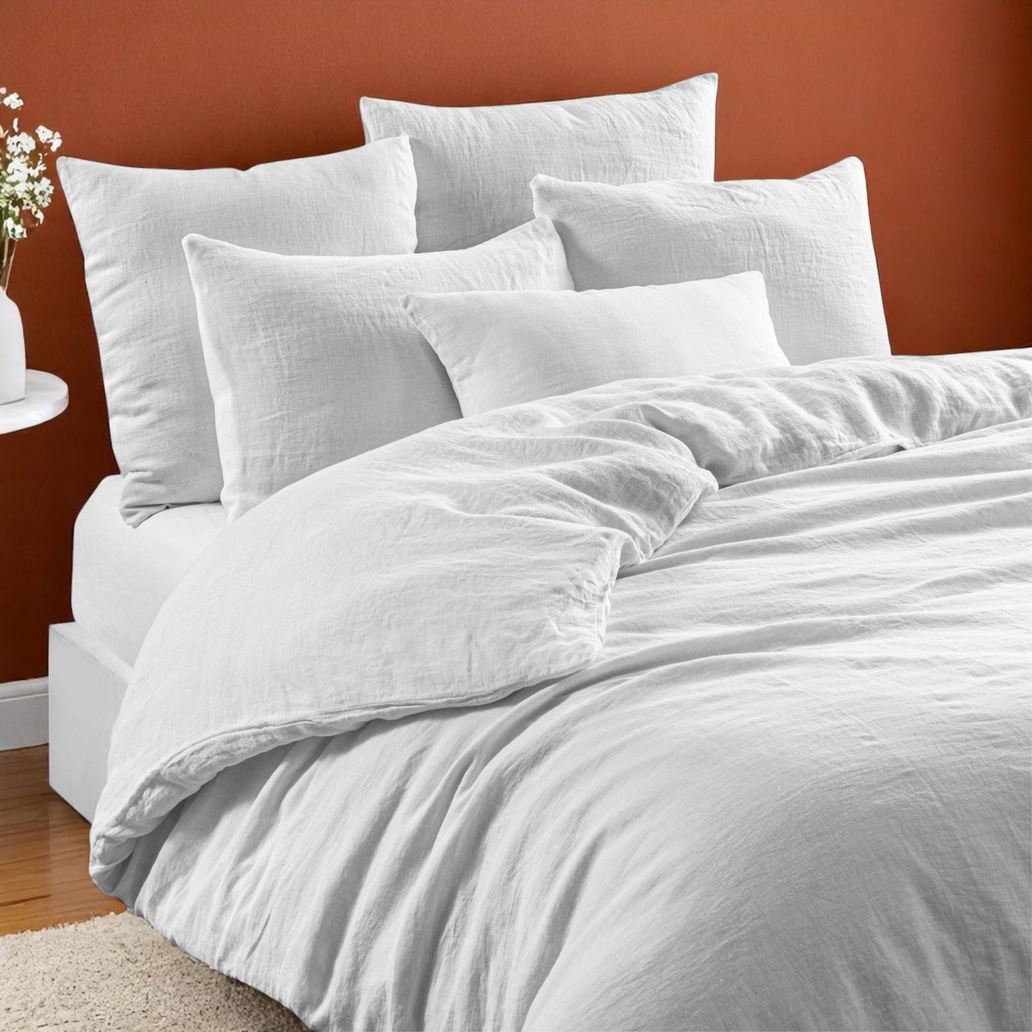 Housse de couette LIMY BLANC 260X240cm