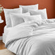 Housse de couette LIMY BLANC 260X240cm