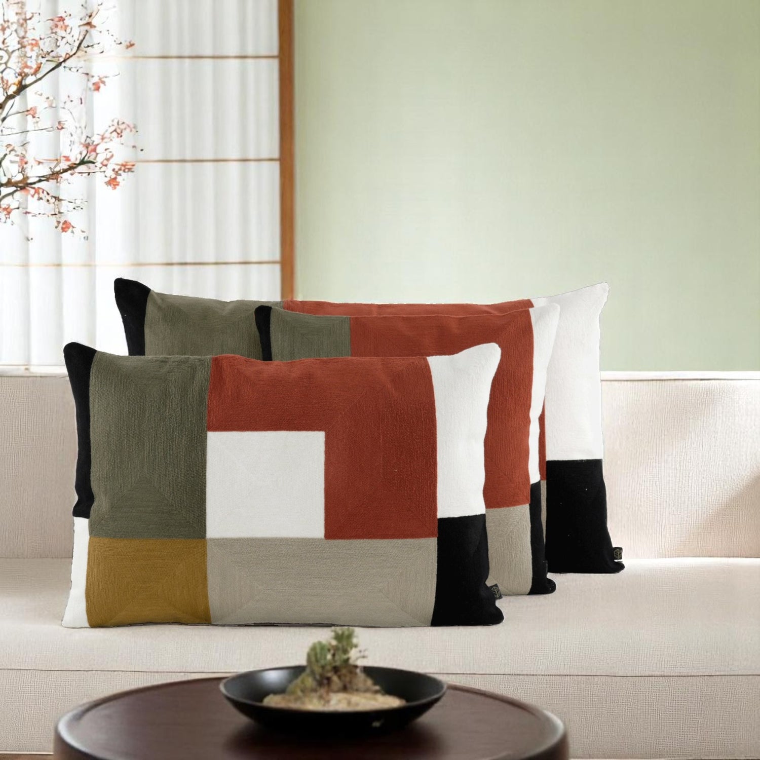 Housse de coussin TAMBA BRICK 40X60cm