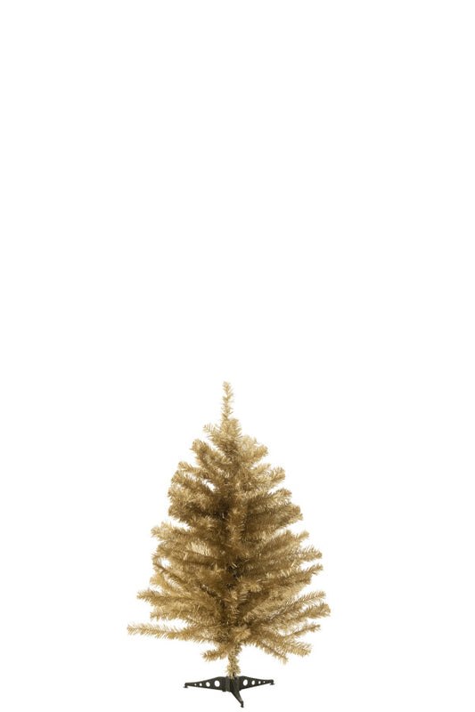 SAPIN DE NOËL PVC DORÉ S Ø71xH90 cm