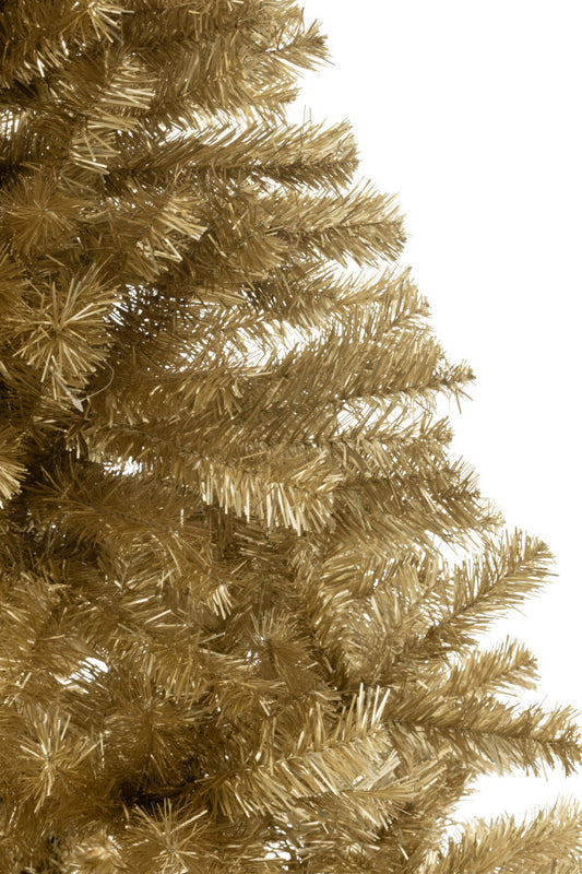 SAPIN DE NOËL PVC DORÉ L Ø127xH210 cm