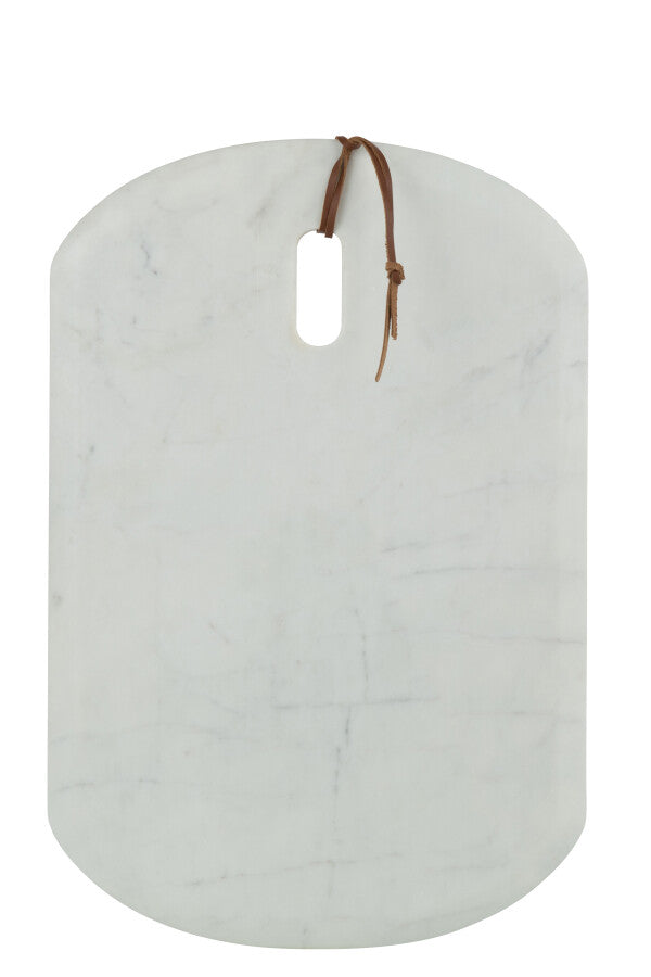 PLANCHE RECT MARBRE BLANC S 45x30x2 cm