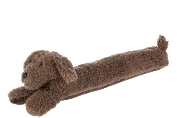 BOUDIN PORTE CHIEN MARRON 80x15xH23 cm