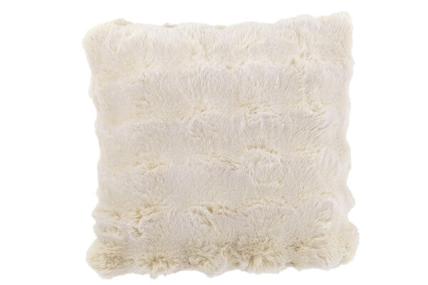 Coussin WAVE POLYESTER Ivoire 45x45 cm