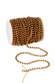 Rouleau Guirlande 25m Perle Marron