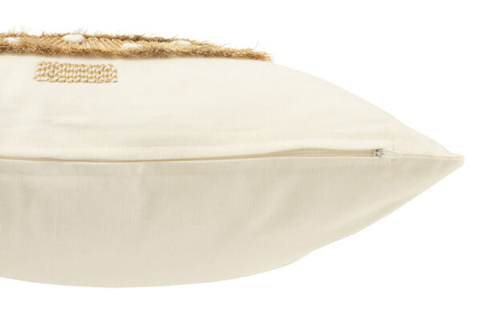 COUSSIN SAPIN FRANGE+POMPOM 45x45 cm