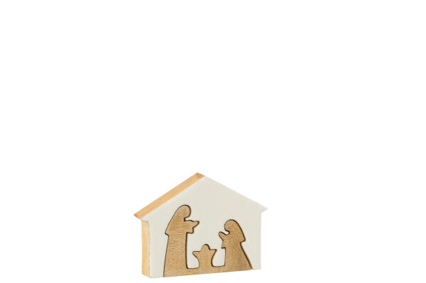 CRÈCHE MAISON MANGUIER S 10x2.5xH11 cm