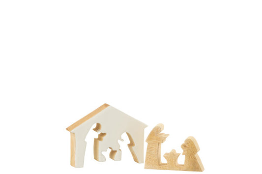 CRÈCHE MAISON MANGUIER S 10x2.5xH11 cm