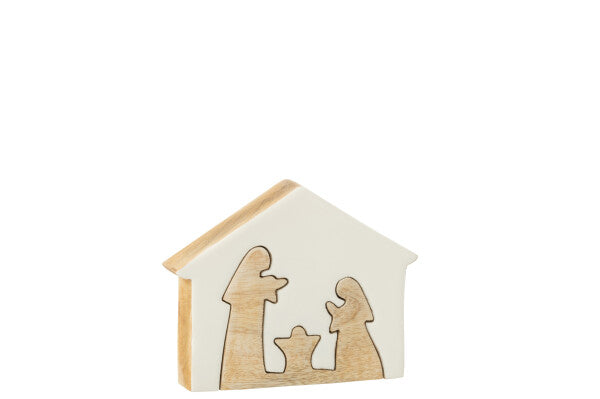 CRÈCHE MAISON MANGUIER M 13.5x4xH17 cm