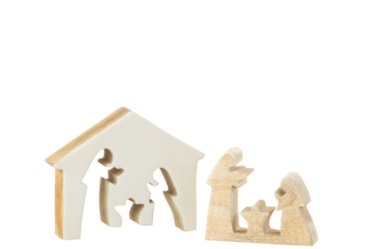 CRÈCHE MAISON MANGUIER M 13.5x4xH17 cm