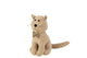 CALE-PORTE CHAT BEIGE 36x16x27cm