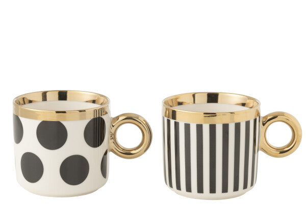 MUG POI/LIG CER Ø9.6xH8.4 cm/ par pièce
