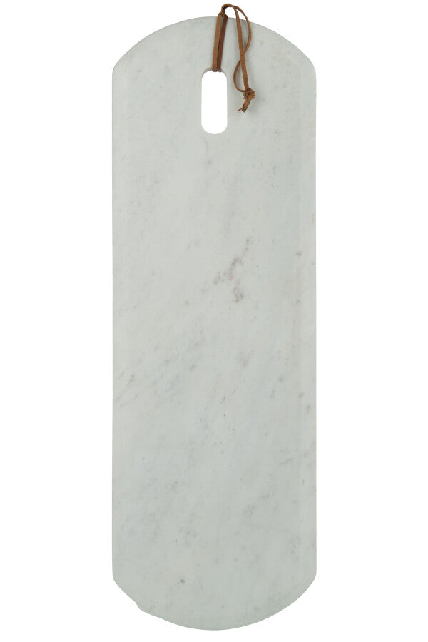PLANCHE RECT MARBRE BLANC L 60x20x2 cm