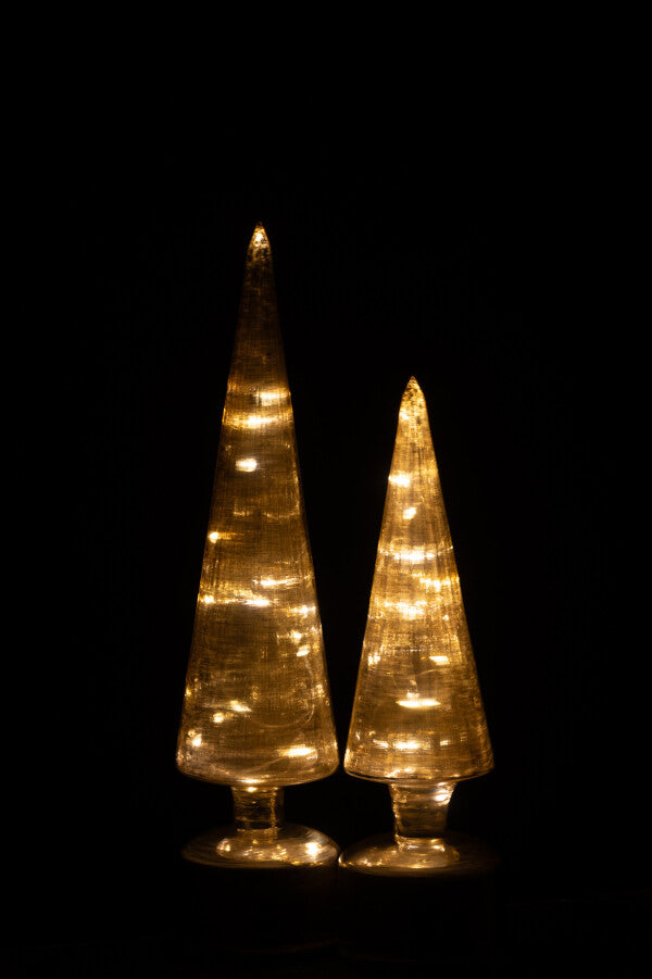 ARBRE LED TOURNANT VERRE DOR L Ø9xH40 cm