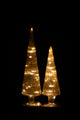 ARBRE LED TOURNANT VERRE DOR L Ø9xH40 cm