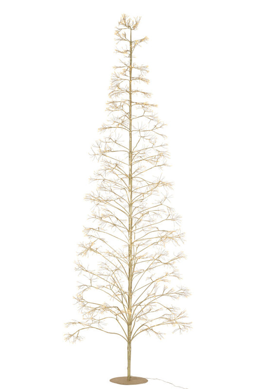 ARBRE 3000 LED MÉTAL DORÉ Ø55xH240 cm