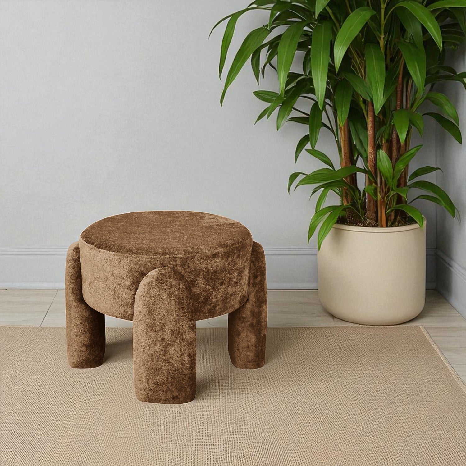 Pouf FOURTY Gold  d45h37cm