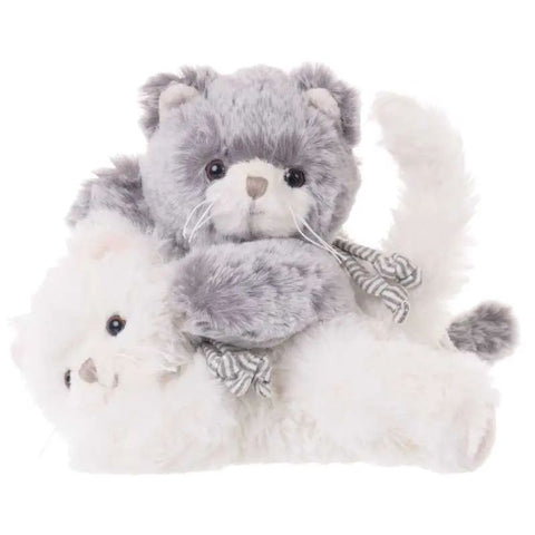 Peluche Cosy Cats Gray - 18cm