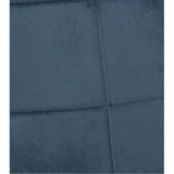 Chaise MANTA Velours Bleu Nuit 50x45xH89cm