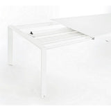 Table Extérieur KONNOR Blanc 200x300xH110 cm