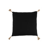 Coussin Tissu CARRE Noir 45x45x11cm