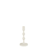 Chandelier BOULES Alu Blanc Ø12,5xH28,5 cm