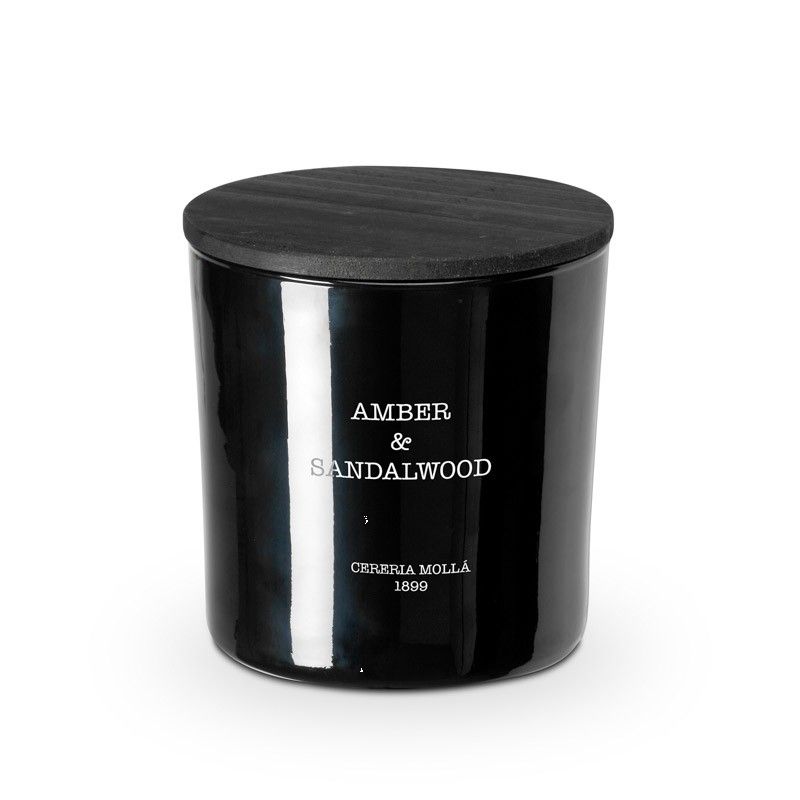 Bougie 1 mèche Ambre et Sandalwood 230gr