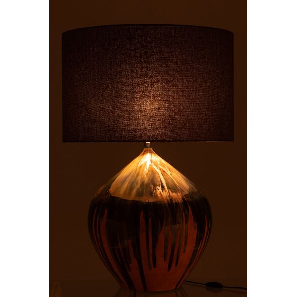 Lampe Peint Ligne Céramique Mix Ø56xH83 cm