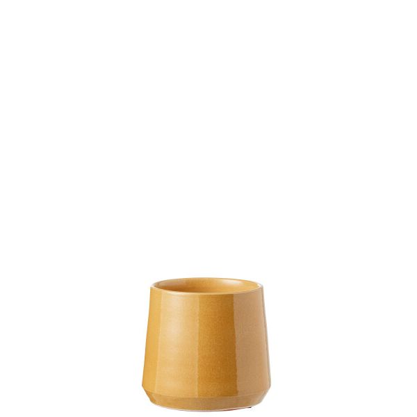 Cachepot Rond Céramique Ocre S Ø17xH17 cm