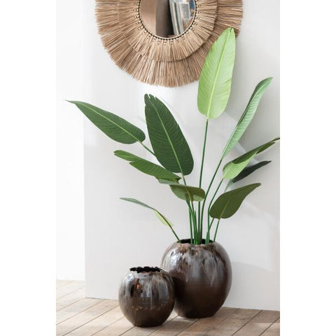 Cachepot Céramique Brun M Ø40xH40 cm