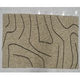 TAPIS JUTE TRAIT NOIR ABSTRAIT 120x180cm