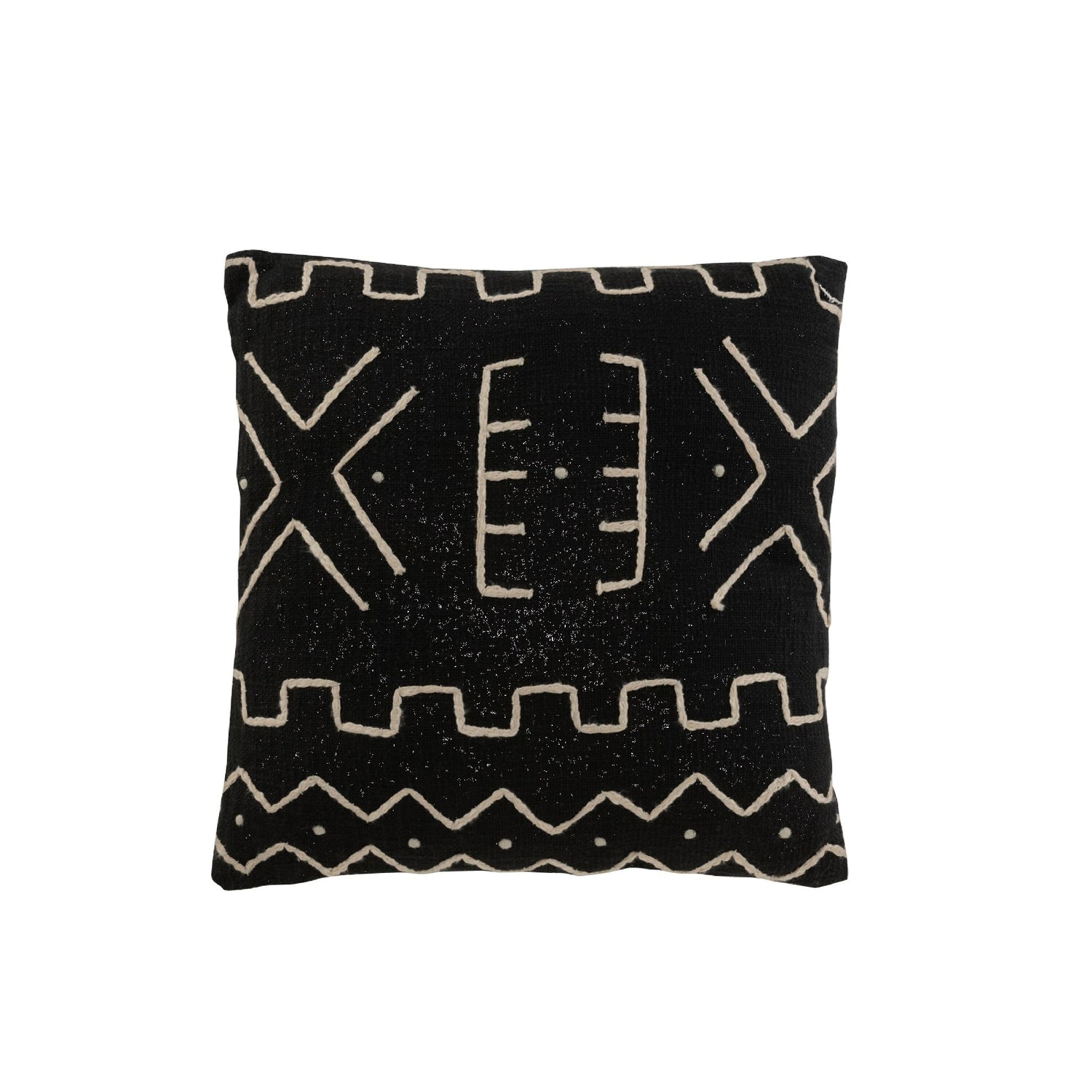Coussin Dessin GRAPH Noir 43x43 cm