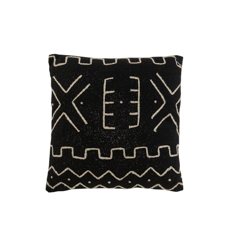 Coussin Dessin GRAPH Noir 43x43 cm