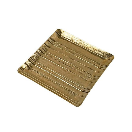 Plateau Bands, or aluminium, 35,5x35,5x2,5cm