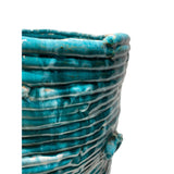 Vase serpentins 65 turquoise