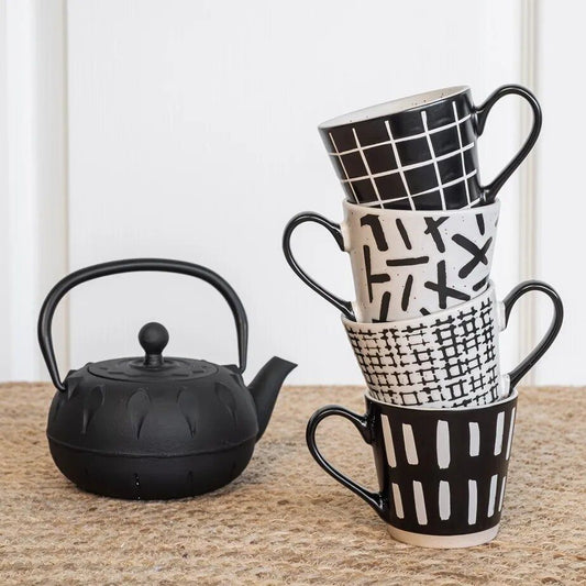 Coffret 4 Mugs 34cl contempo