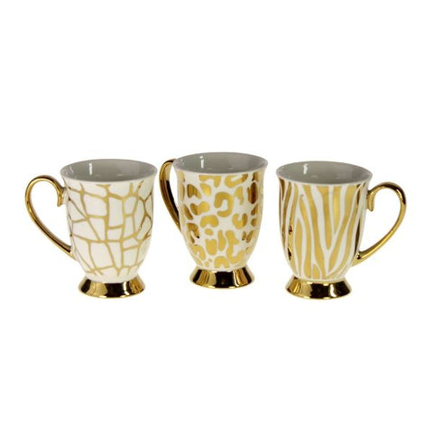 Mug Wild Life white/gold 250 ml