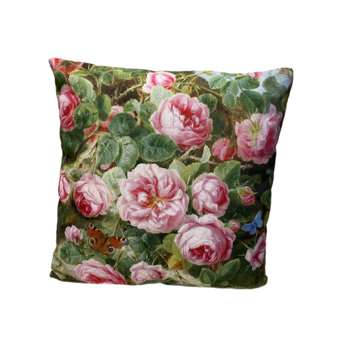 Coussin Floral Gobelin Roses 45x45cm