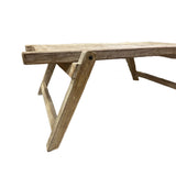 Table Basse PLIANTE Blanchie 120x60xH42cm