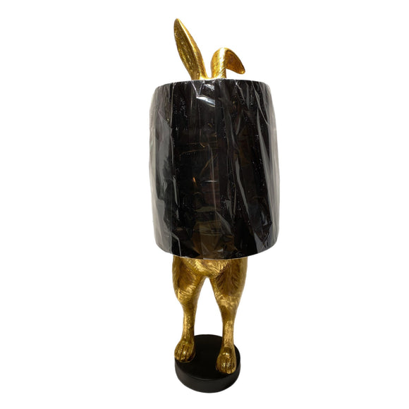 Lampe Bunny gold/black 24x24x74 cm