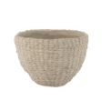 Cachepot TISSÉ Bas Ciment Gris 30.5x29.5xH21 cm