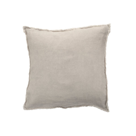 Coussin DELAVE LIN Gris Clair 45x45 cm