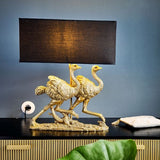 Lampe FRANZ&FRANZI Black/Gold 46x18xH54 cm