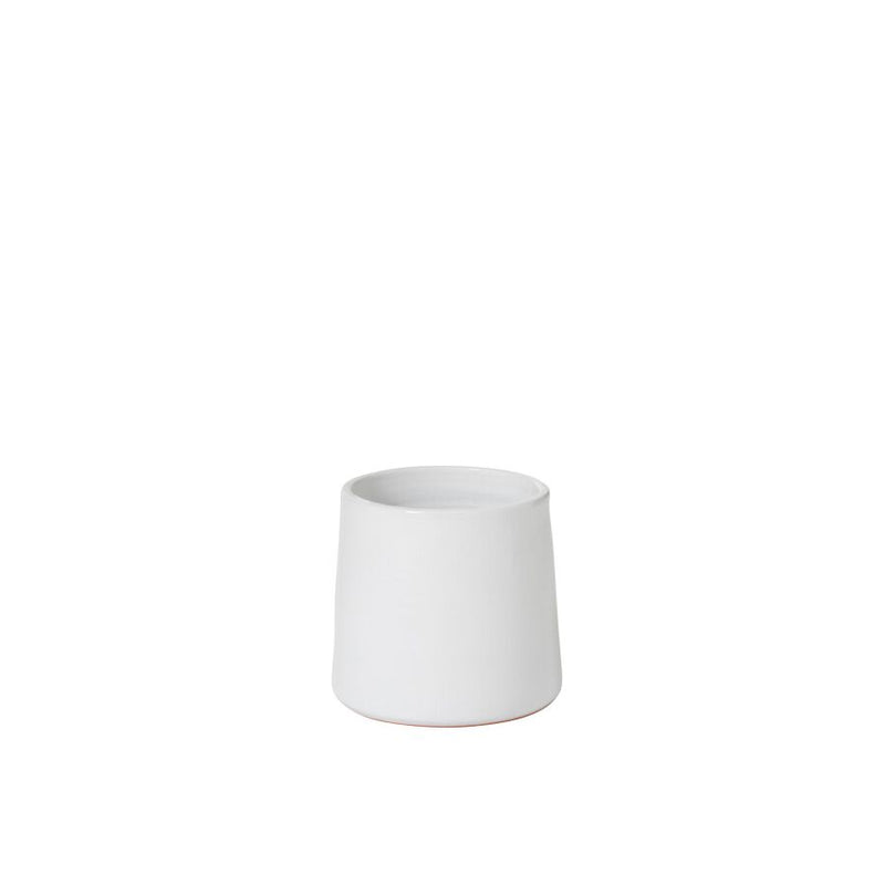 Cachepot Rond Céramique Blanc S Ø18xH17 cm