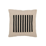 Coussin Ligne COT Blanc/Noir 50x50x15 cm