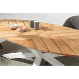 Table Repas PALMDALE Ovale 240x110xH76cm