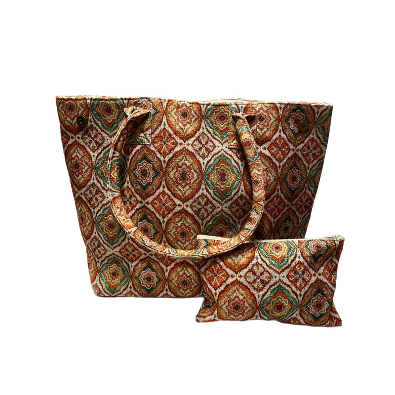 Sac motif ELISA avec pochette