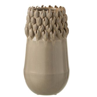 Vase IBIZA Gris Ø13xH26 cm