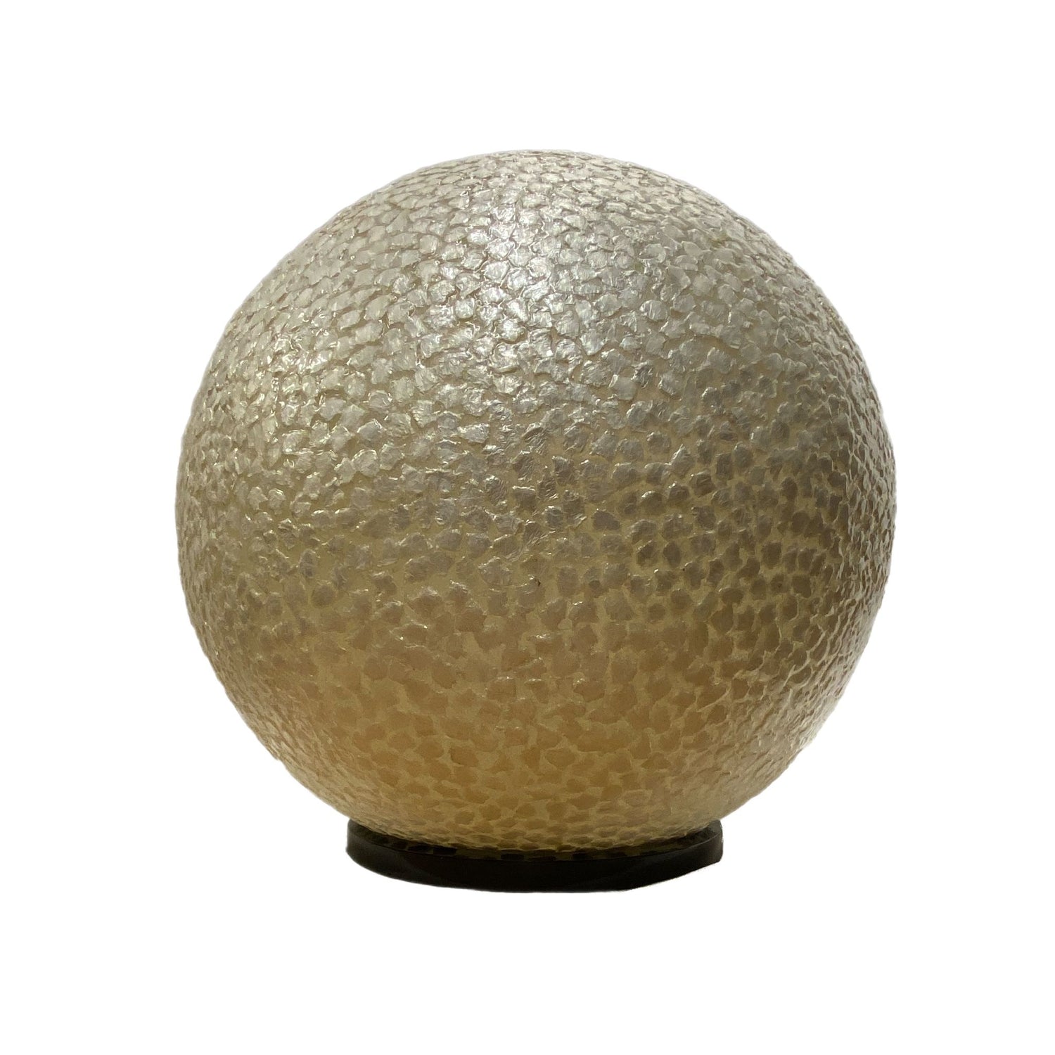 Lampe BOULE Nacre Blanche D50cm